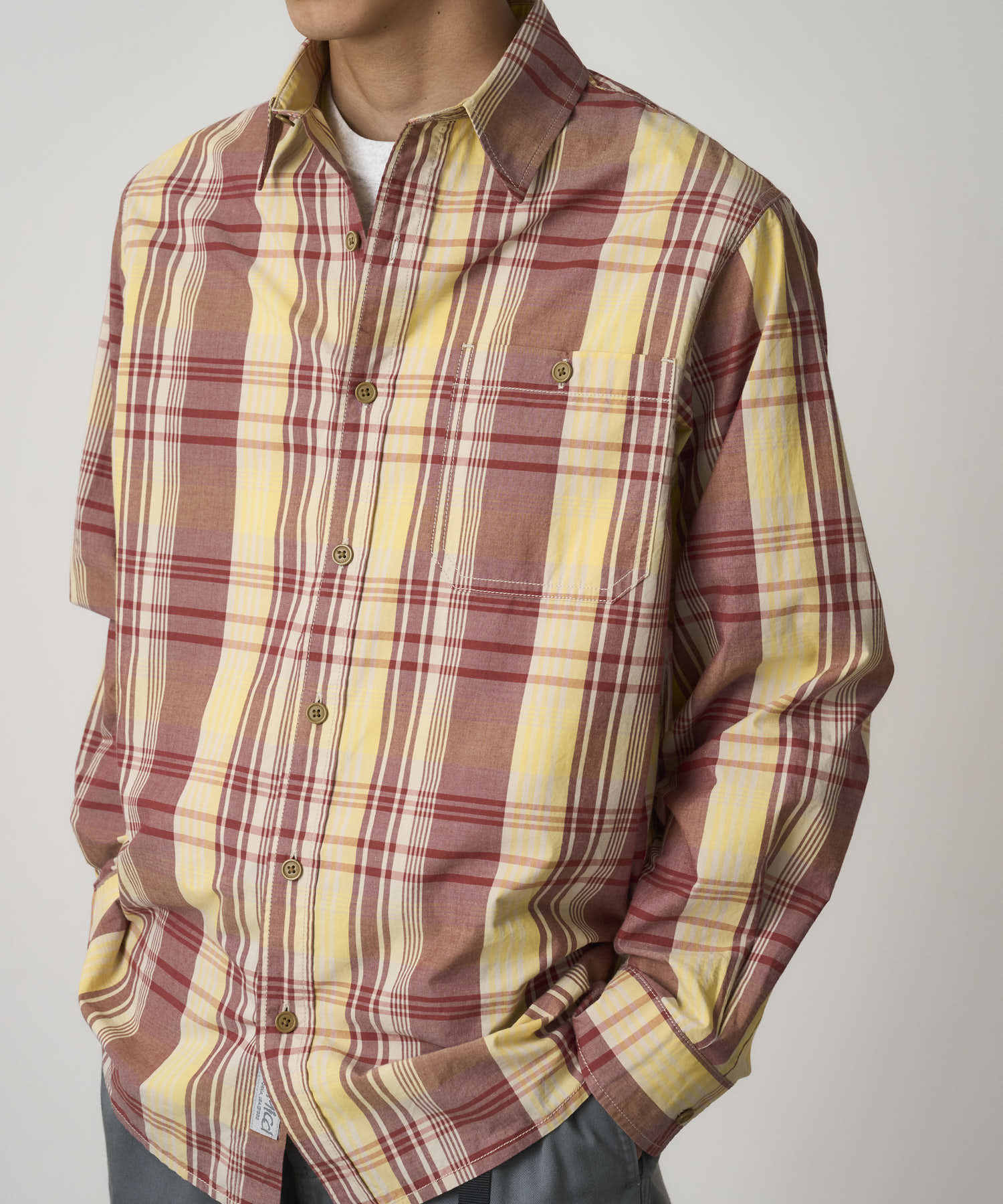 Gramicci Broadcloth Stance Shirt (Mustard) - Image 3