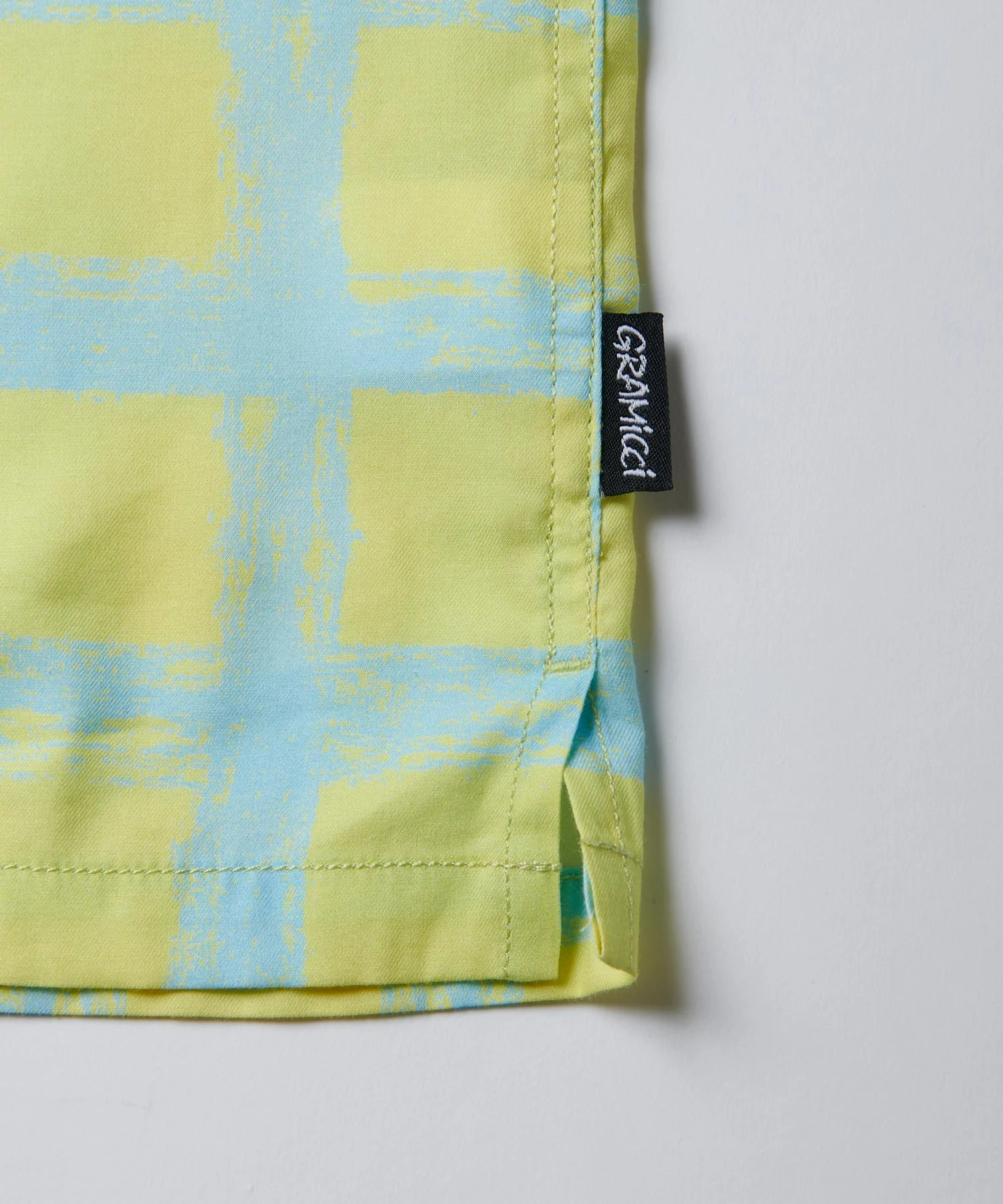 Gramicci Checkered Rayon Short Sleeve Shirt (Glow) - Image 11