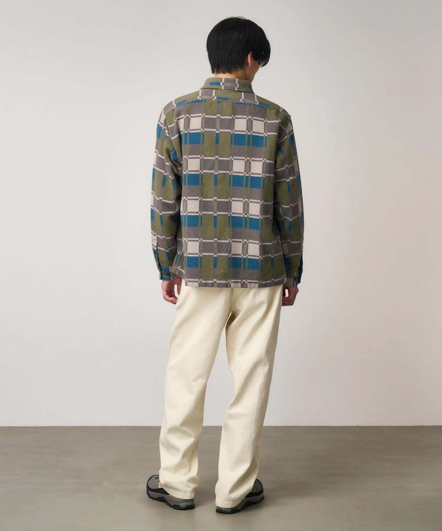 Gramicci Flannel Anthony Shirt (Silver Check) - Image 5
