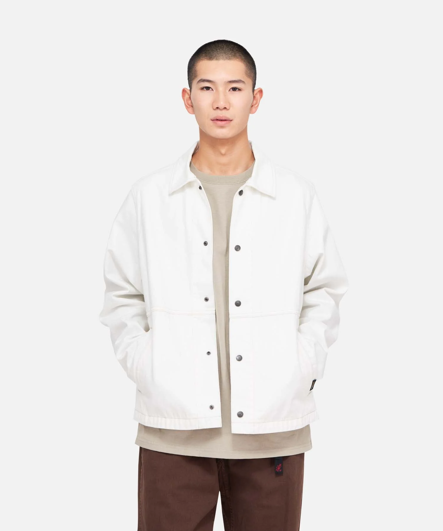 Gramicci Japanese Denim Jacket (Stone) - Image 3