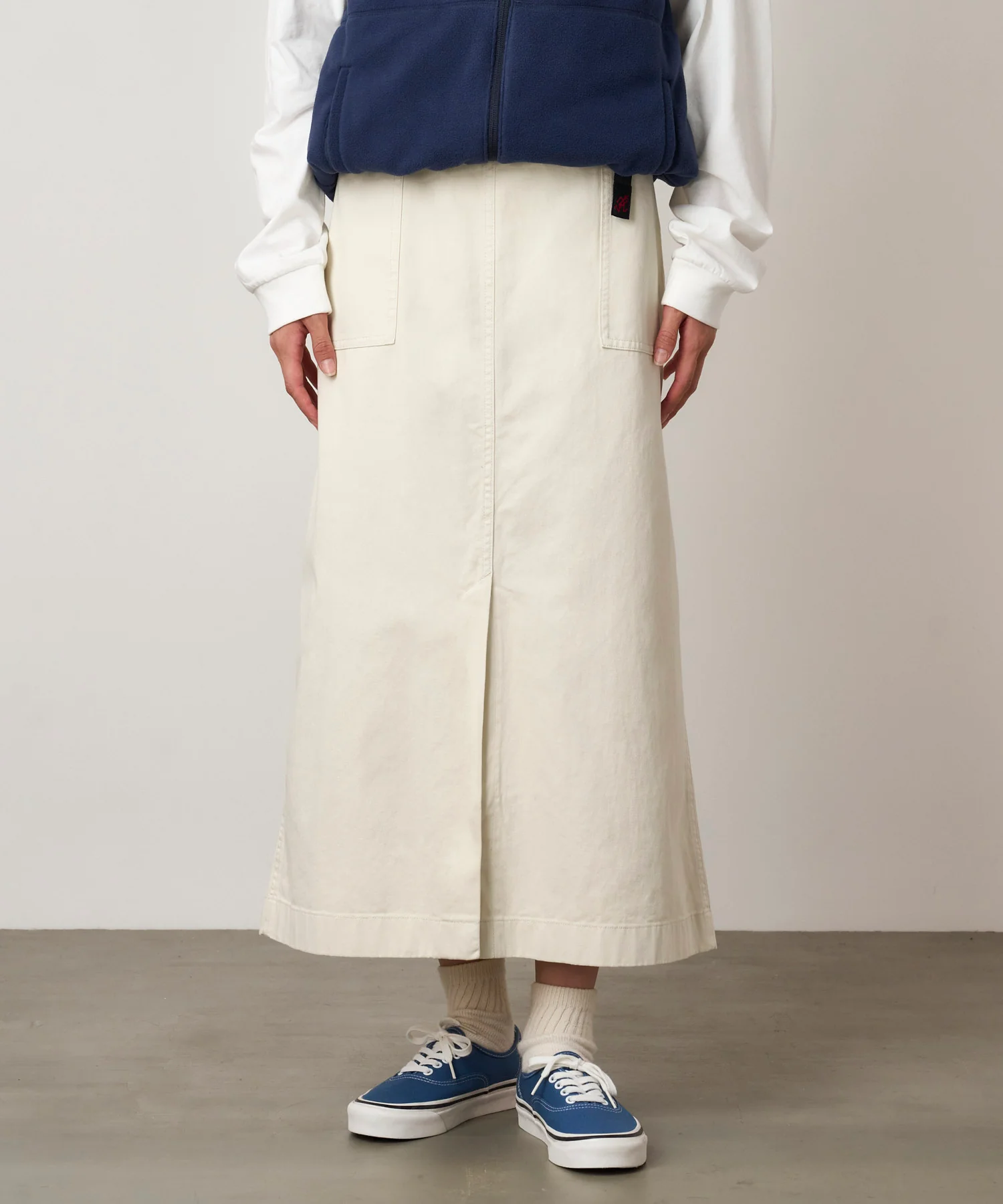 Gramicci Long Baker Skirt (Greige) - Image 3