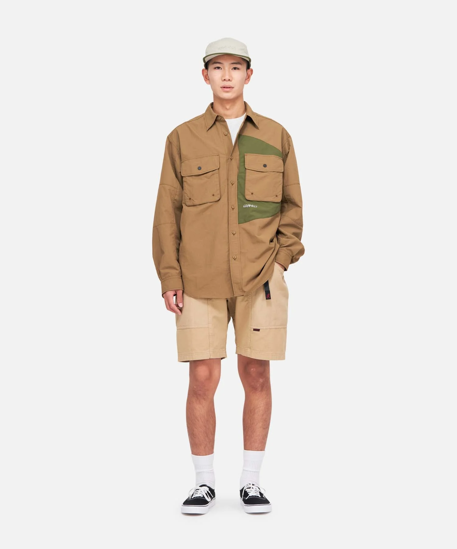 Gramicci Nylon Brentwood Shirt (Coyote) - Image 3