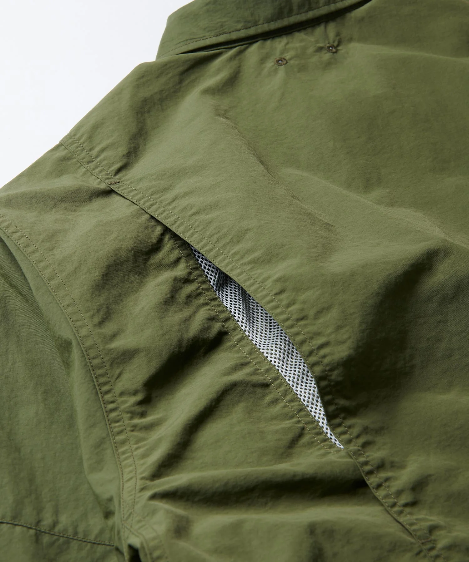Gramicci Nylon Brentwood Shirt (Olive) - Image 15