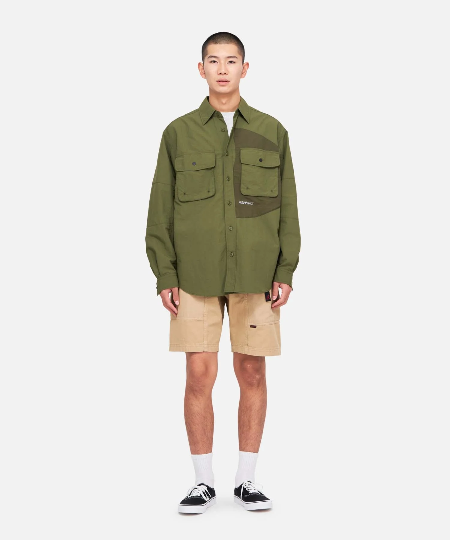 Gramicci Nylon Brentwood Shirt (Olive) - Image 3