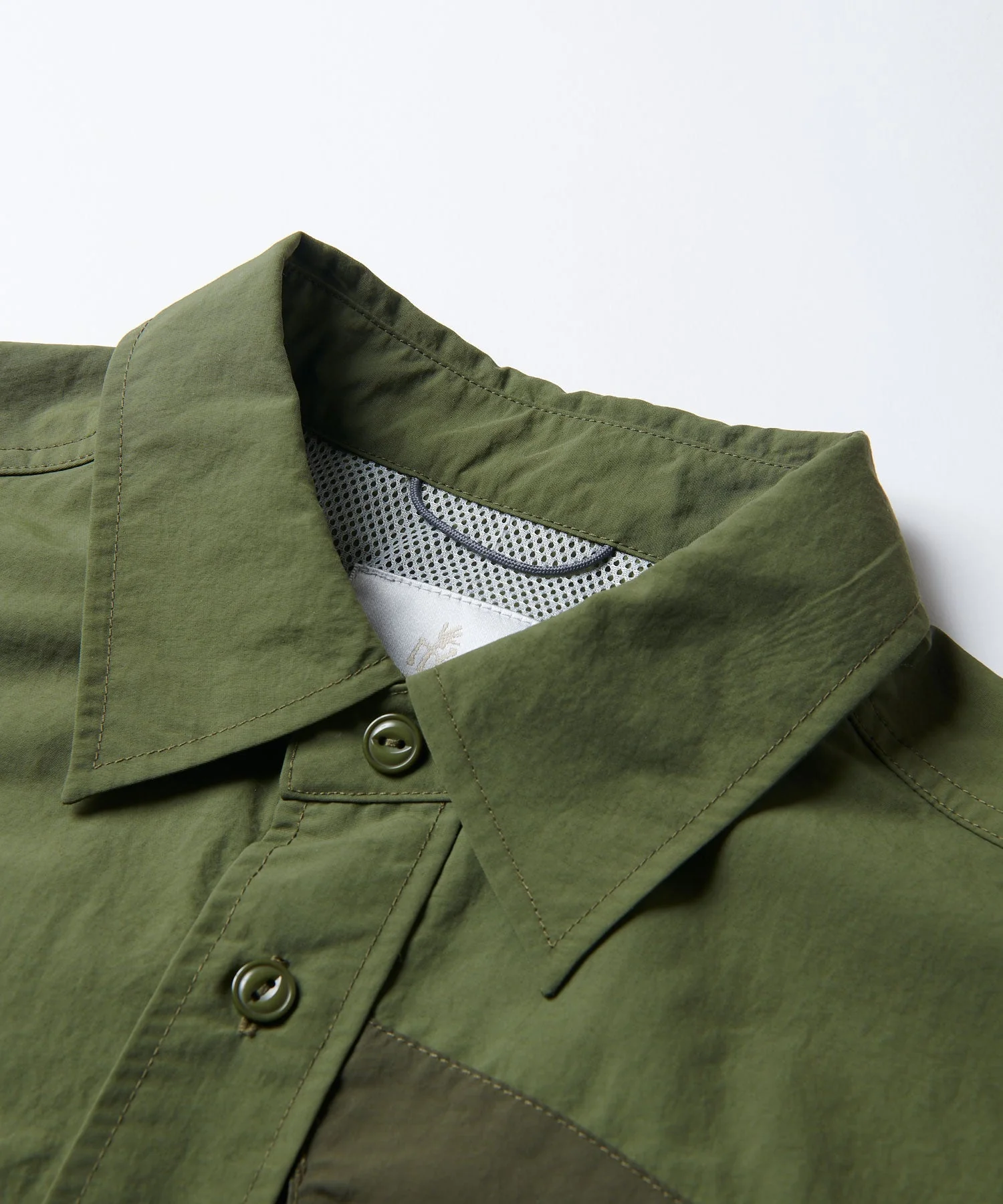 Gramicci Nylon Brentwood Shirt (Olive) - Image 9