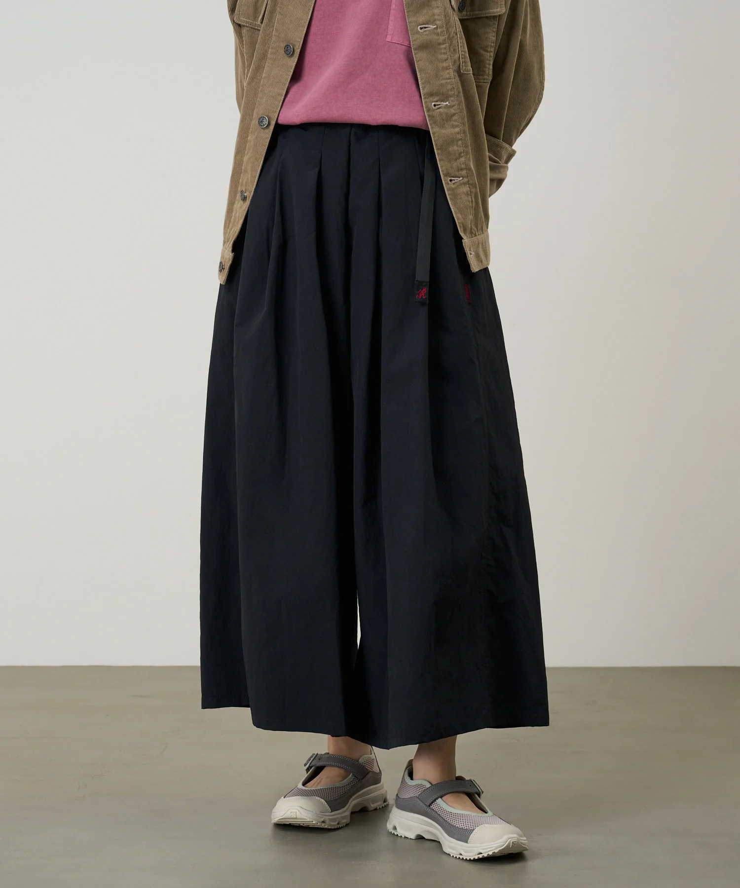 Gramicci Nylon Flare Pants (Olive) - Image 3