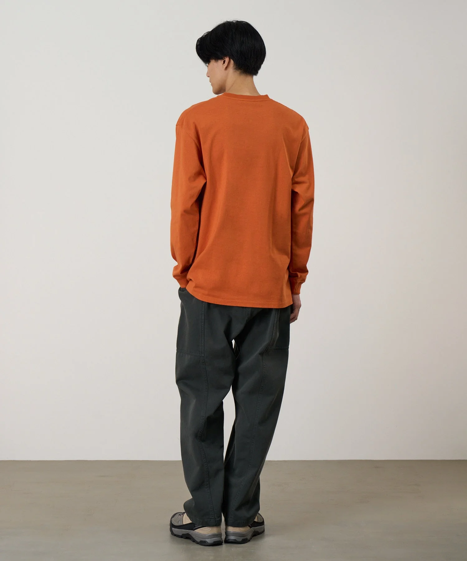 Gramicci Outdoor Gear Long Sleeve Tee (Orange) - Image 4