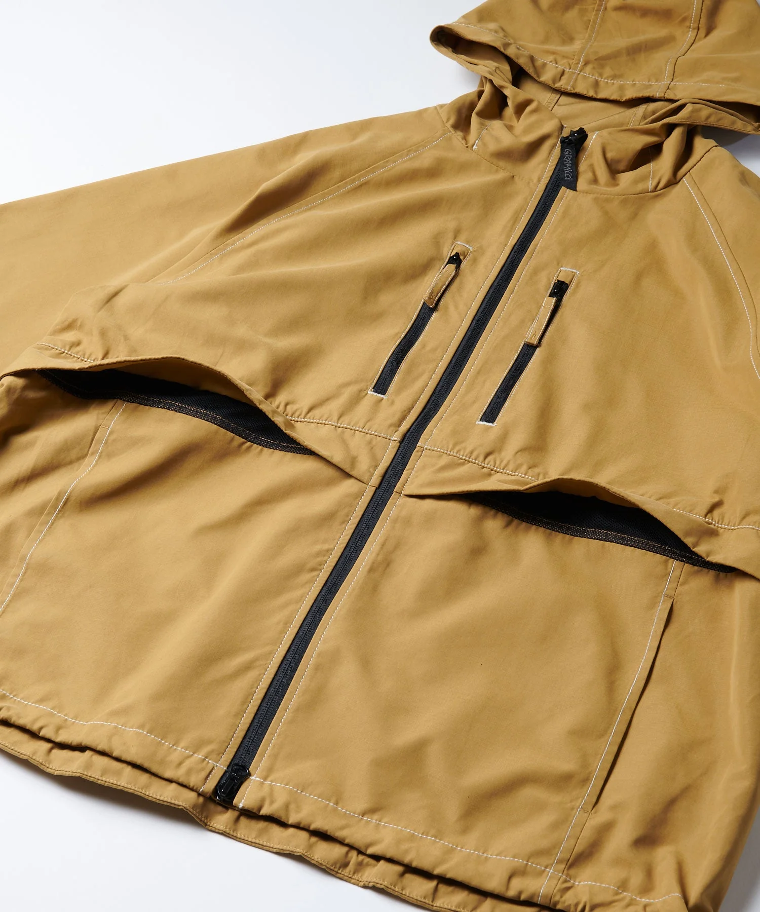 Gramicci Sonora Hooded Jacket (Tan) - Image 11