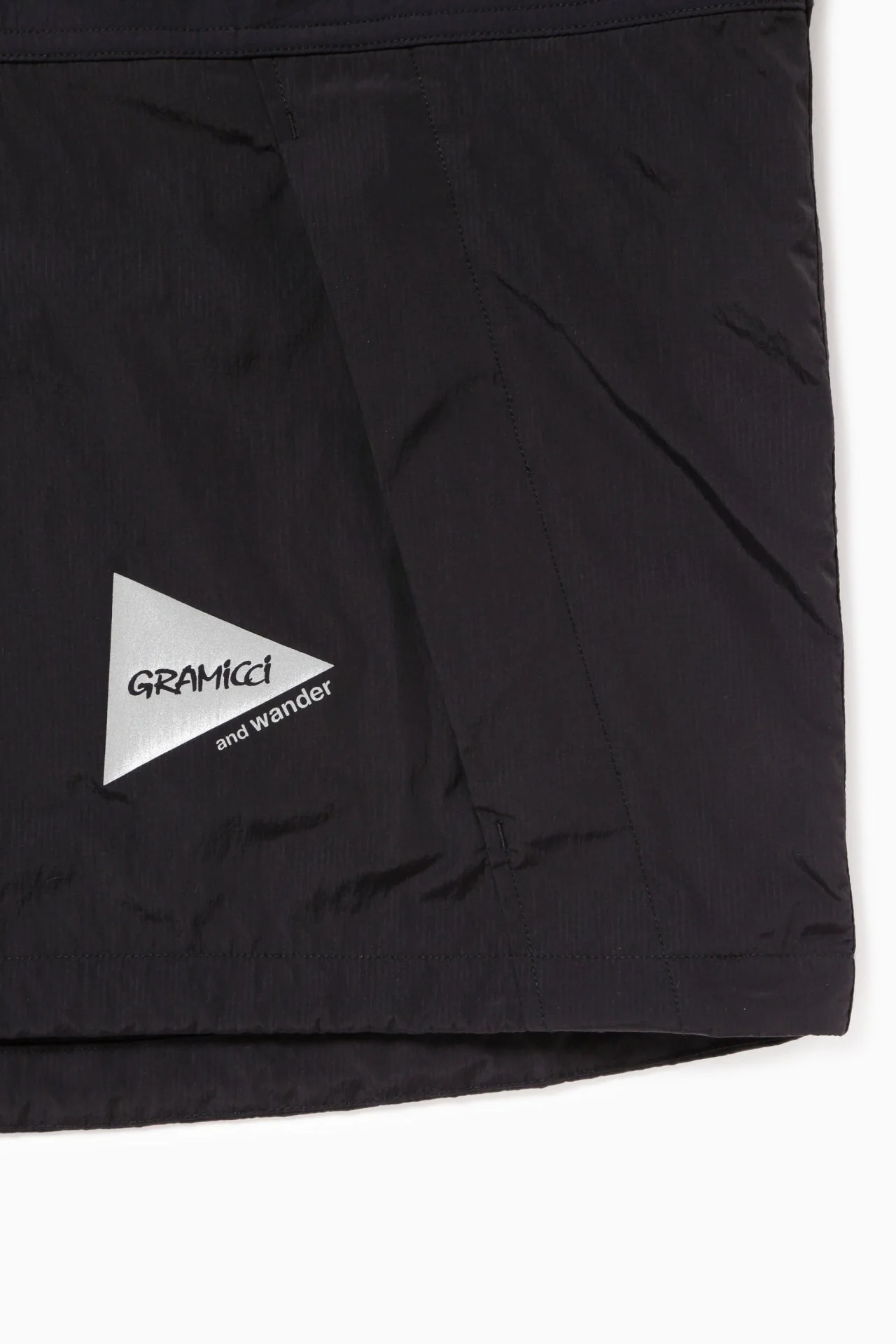 Gramicci x and wander Patchwork Wind Tee (Black) - Image 10