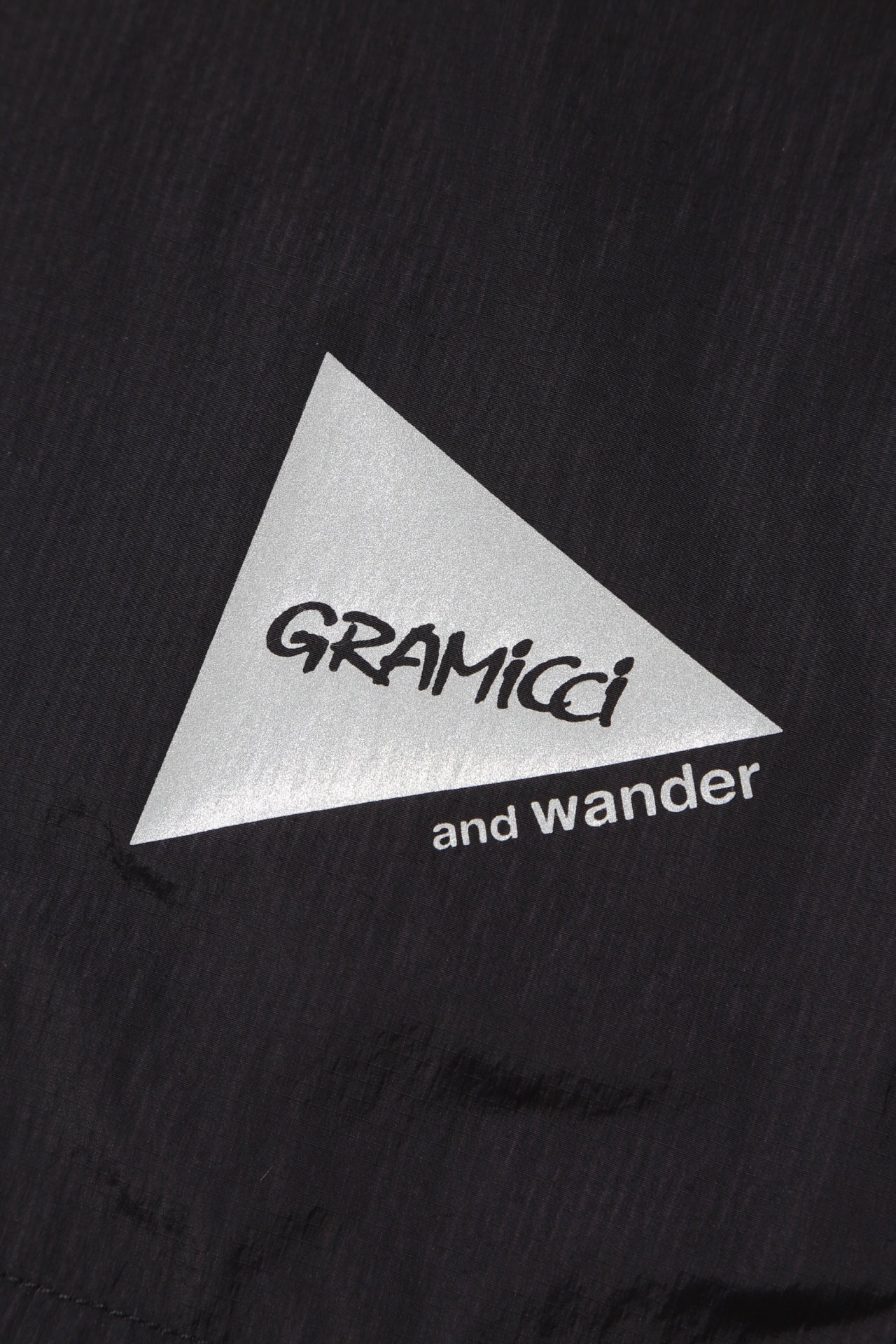 Gramicci x and wander Patchwork Wind Tee (Black) - Image 11