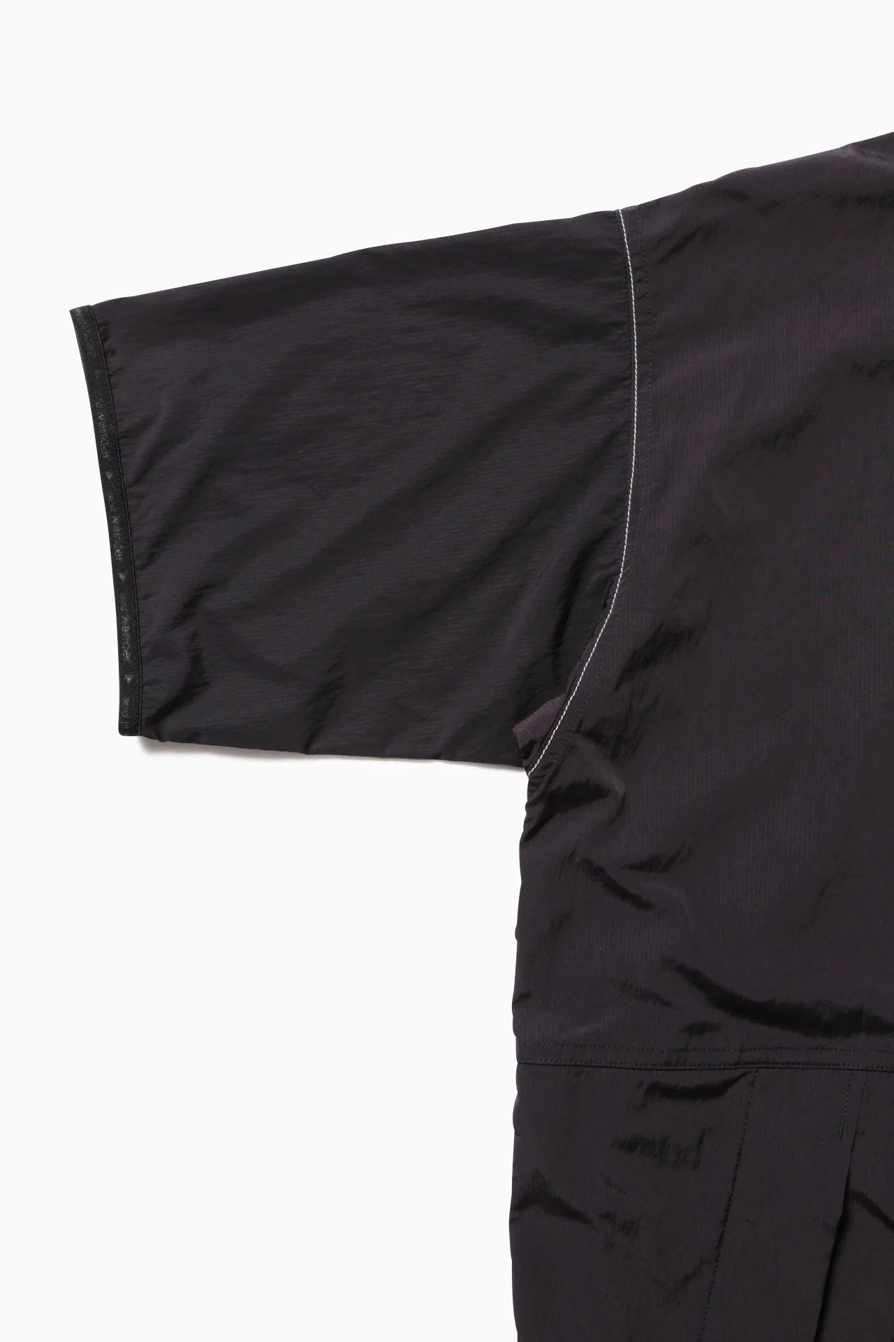 Gramicci x and wander Patchwork Wind Tee (Black) - Image 9