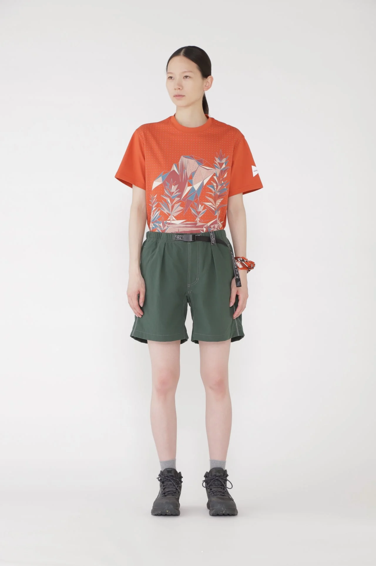 Gramicci x and wander Yosemite Graphic Tee (Red) - Image 7